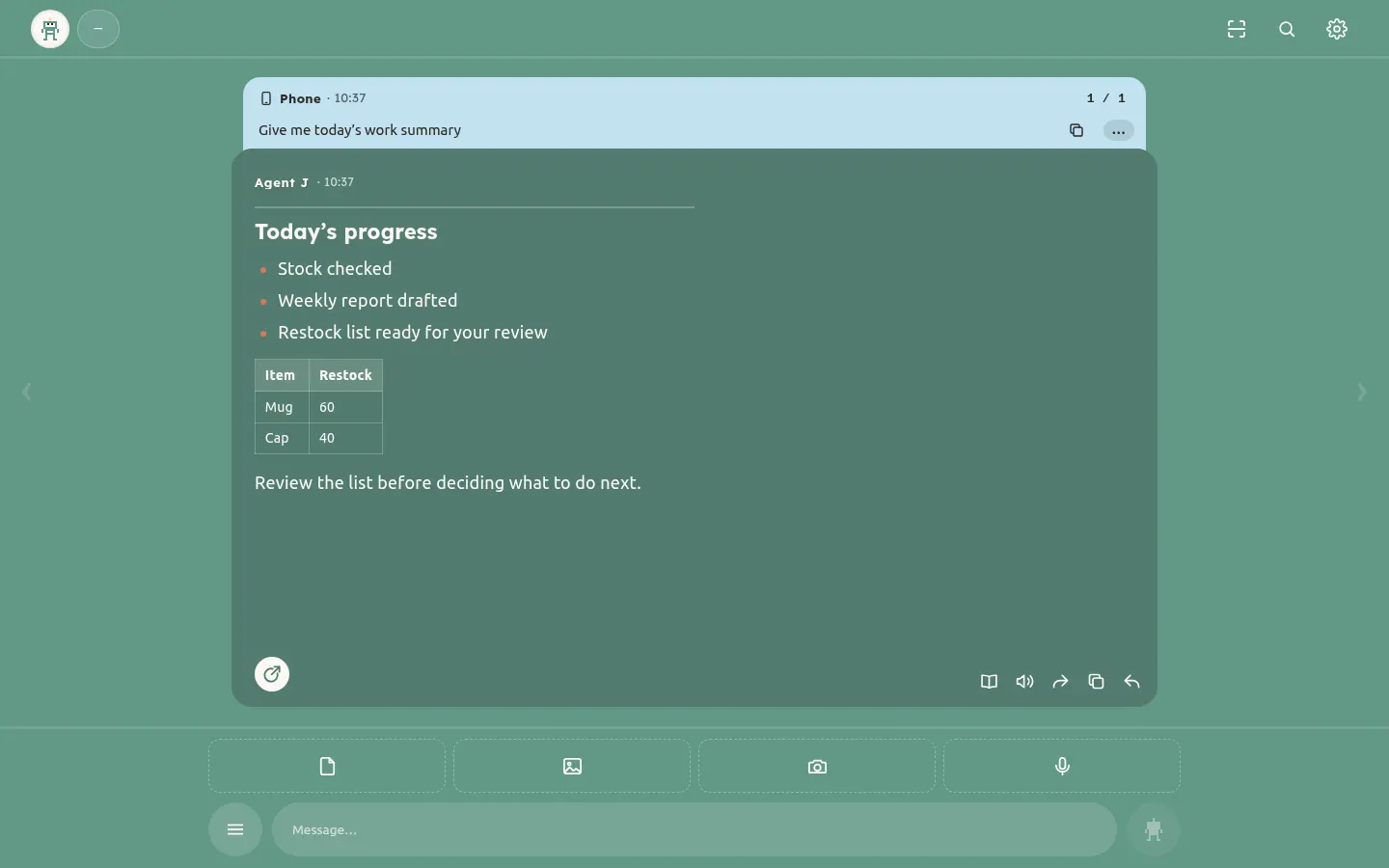Desktop browser