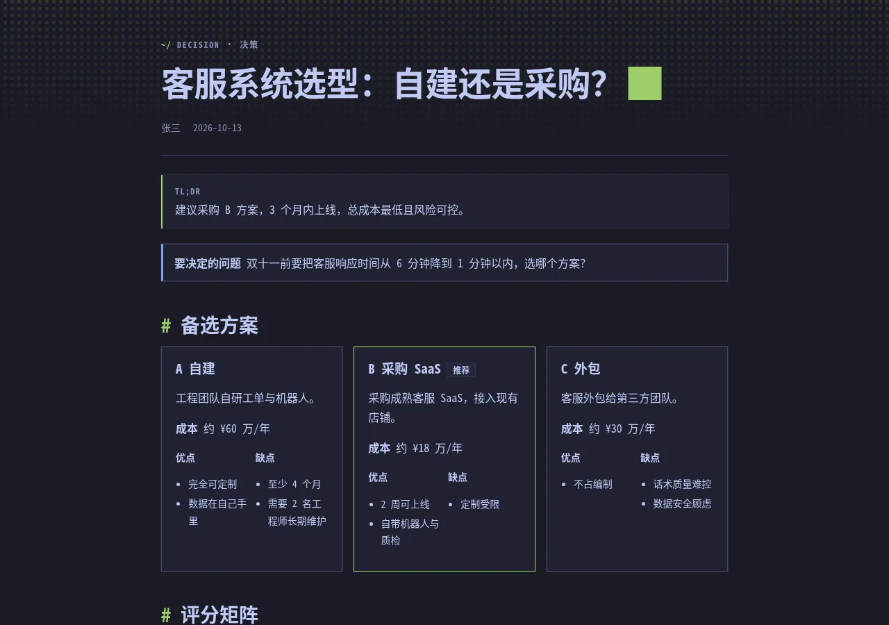 Omarchy · 黑客风 预览图