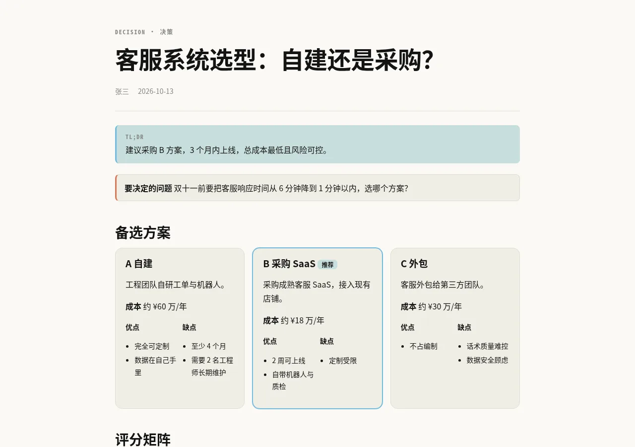 纸面 · 默认浅色 预览图
